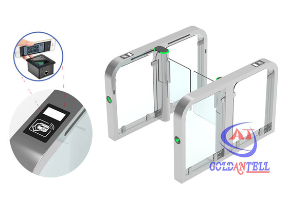 Cổng tốc độ cho người đi bộ nhỏ gọn RFID QR Code Kiểm soát thẻ NFC cho phòng tập thể dục