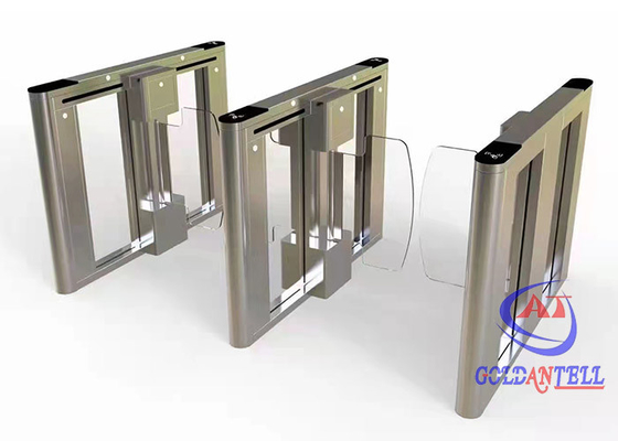 100mm Rộng mỏng Swing Rào chắn Cửa quay Tốc độ nhanh Đầu đọc RFID tự động cho tiền sảnh