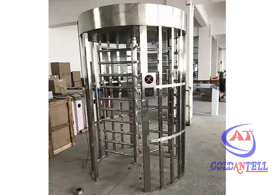 Lối vào đơn Cổng quay hoàn toàn có độ cao cao 304 Thép không gỉ cho nhà tù