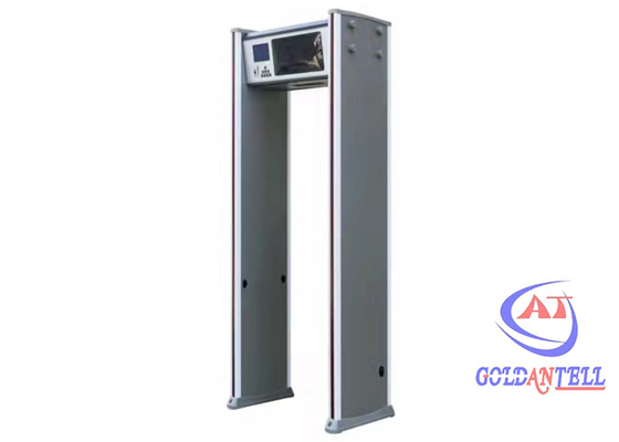 Đi qua cổng an ninh của máy dò kim loại Chiều rộng 600mm với kiểm tra nhiệt độ