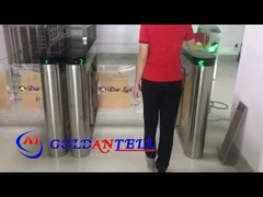 GAT-686 Speed gate swing barrier gate tích hợp cả mã vạch mã QR và máy đọc thẻ rfid