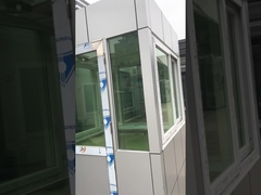 GT5- Phòng duy nhất Cấu trúc thép màu ngoài trời Nhà bảo vệ Prefab An ninh Cửa hàng an ninh ngoài trời