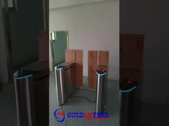 GAT-632 An ninh cao thép không gỉ rượt hàng rào cổng an ninh cơ chế cửa vân tay