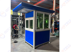 GT4 ngoài trời chống thời tiết Kiosk Booth Sentry Box Security Guard House