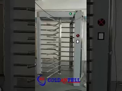 Mã QR GAT-512 Full Height Turntile Fingerprint Scanner Tự động một kênh