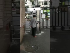 Cổng quay cao đầy đủ trong nhà / ngoài trời với máy đọc thẻ hoặc hệ thống điều khiển truy cập đa